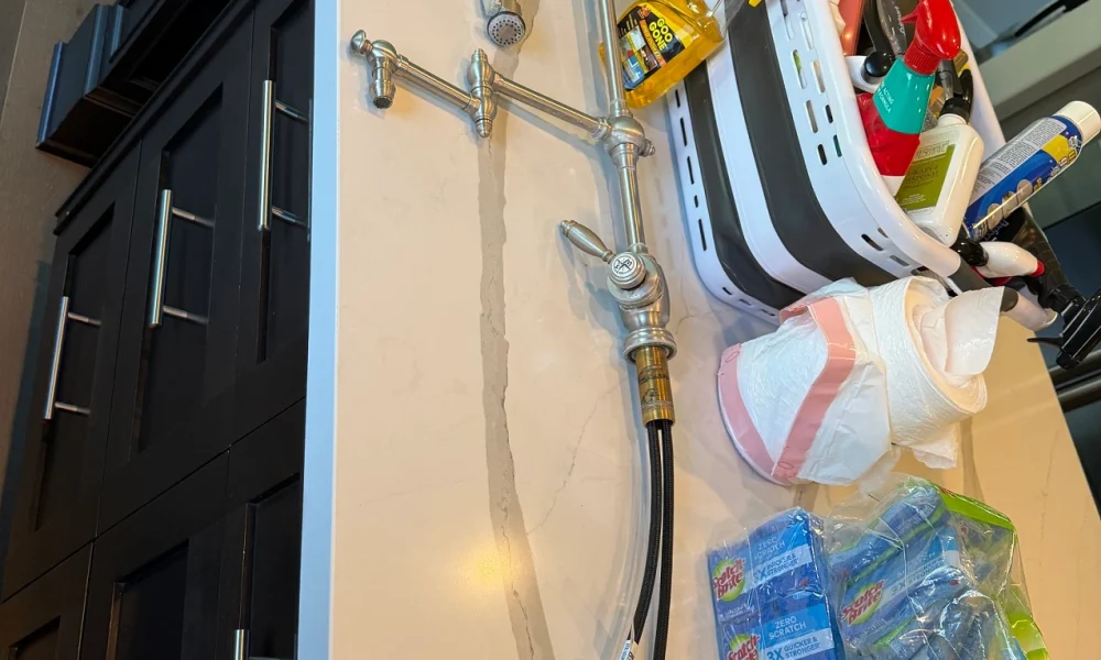 Hi-Tech Plumbing installation job